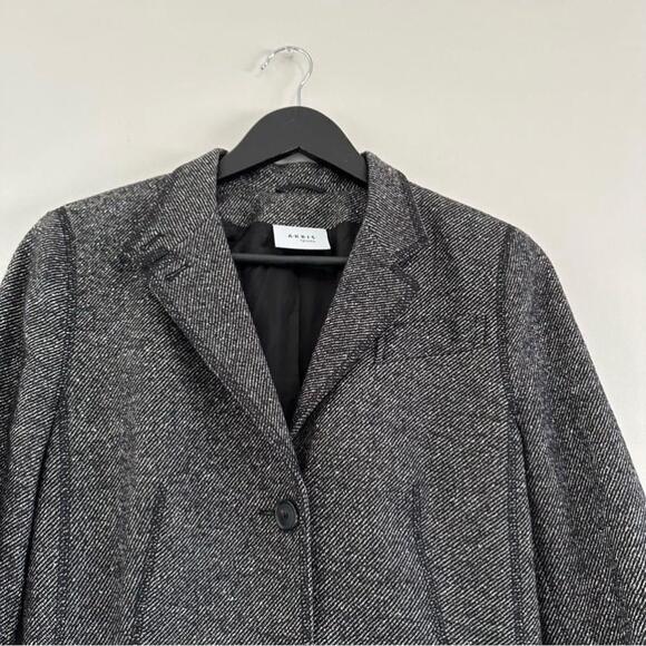 Akris Punto Wool And Silk Blend Blazer Jacket Size 8 - Picture 6 of 14